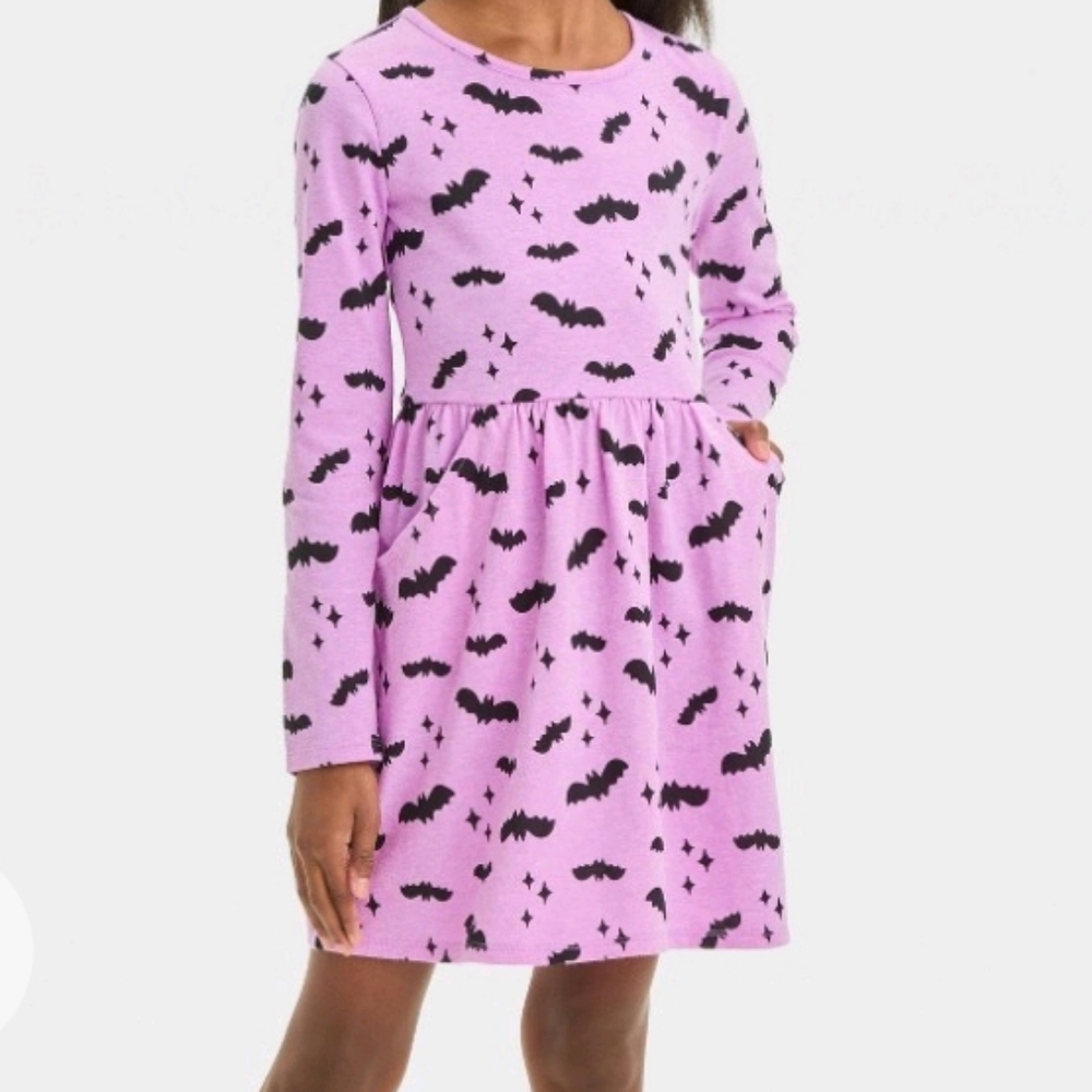 Long sleeve bat dress